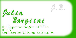 julia margitai business card